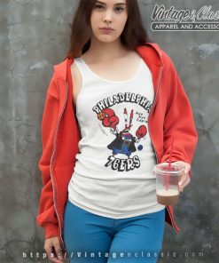 Mr Krabs Spongebob Philadelphia 76ers Tank Top Racerback