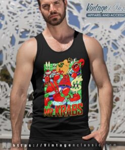 Mr Krabs Spongebob Squarepants Tank Top Racerback