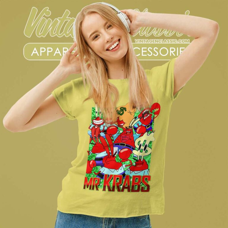 Mr Krabs Spongebob Squarepants Women TShirt Mr Krabs Spongebob Squarepants Women TShirt