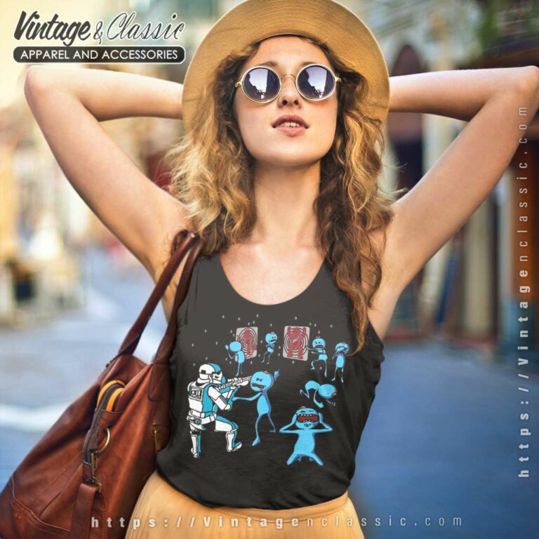 Mr Meeseeks And Stormtrooper Star War Tank Top Racerback Mr Meeseeks And Stormtrooper Star War Tank Top Racerback