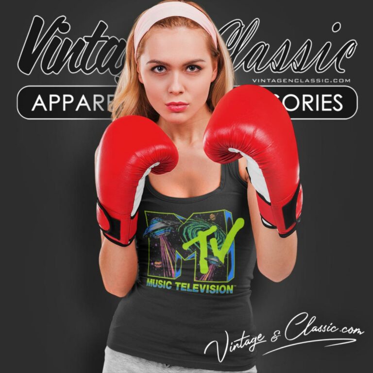 Mtv Alien Invasion Ufo Tank Top Racerback Mtv Alien Invasion Ufo Tank Top Racerback