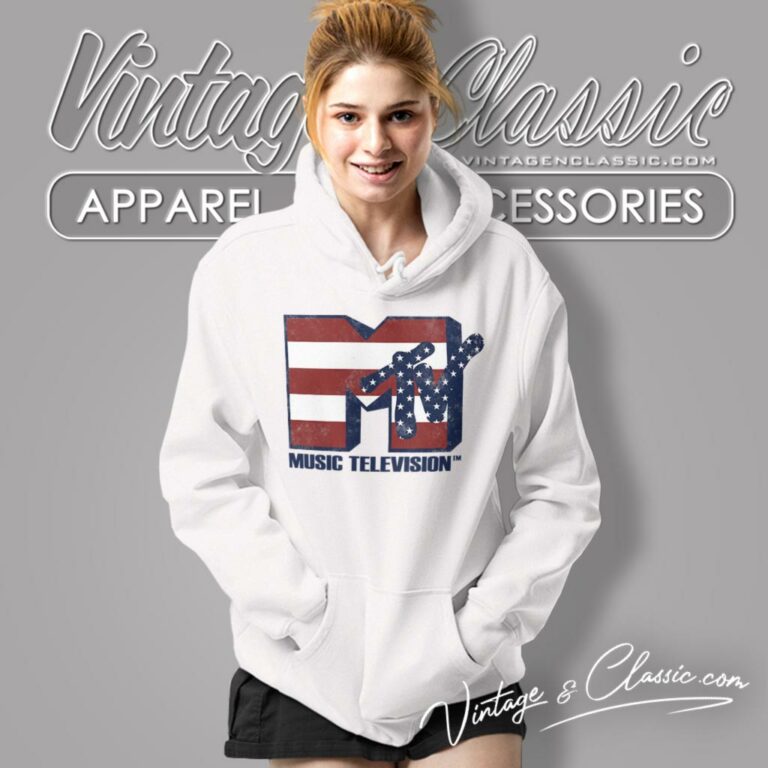 Mtv American Flag Stars Hoodie Mtv American Flag Stars Hoodie