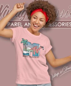 Mtv Beach Island Flamingo Women T Shirt