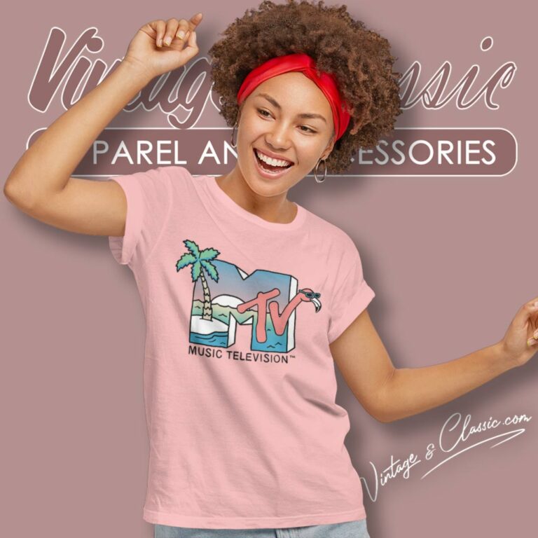 Mtv Beach Island Flamingo Women T Shirt Mtv Beach Island Flamingo Women T Shirt
