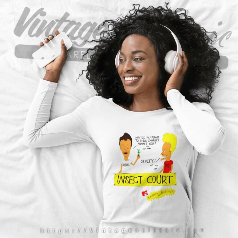 Mtv Beavis And Butt head Insect Court Long Sleeve Tee Mtv Beavis And Butt head Insect Court Long Sleeve Tee