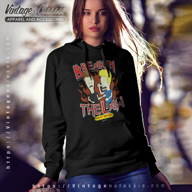 Mtv Beavis And Butthead Breakin The Law Vintage Hoodie Mtv Beavis And Butthead Breakin The Law Vintage Hoodie