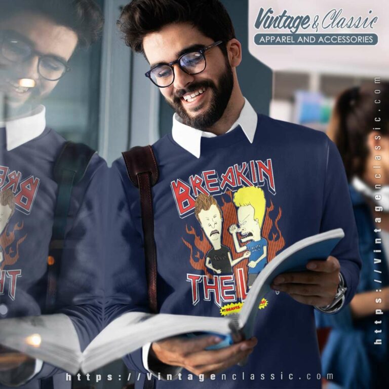 Mtv Beavis And Butthead Breakin The Law Vintage Sweatshirt Mtv Beavis And Butthead Breakin The Law Vintage Sweatshirt