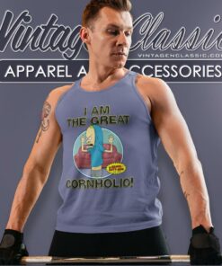 Mtv Iam The Great Cornholio Tank Top Racerback