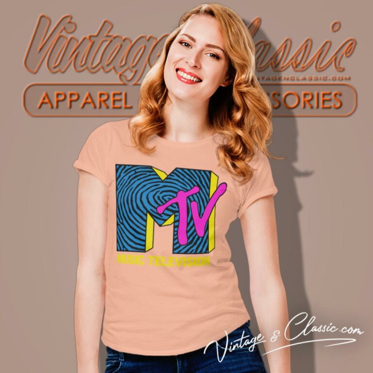 Mtv Fingerprint Black Women T Shirt Mtv Fingerprint Black Women T Shirt