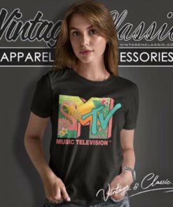 Mtv Flamingo Tropical Paradise Women T Shirt