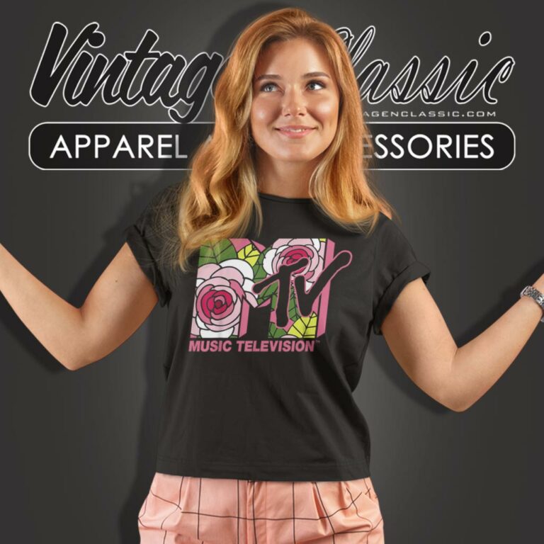 Mtv Floral Roses Women T Shirt Mtv Floral Roses Women T Shirt