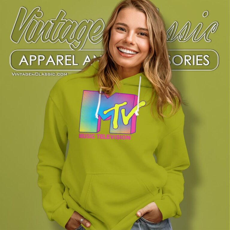 Mtv Fluorescent Colors Hoodie Mtv Fluorescent Colors Hoodie