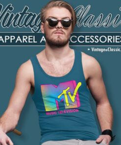 Mtv Fluorescent Colors Tank Top Racerback