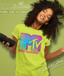 Mtv Fluorescent Colors Women T Shirt