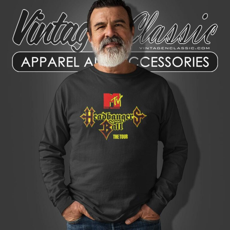 Mtv Headbangers Ball Long Sleeve Tee Mtv Headbangers Ball Long Sleeve Tee