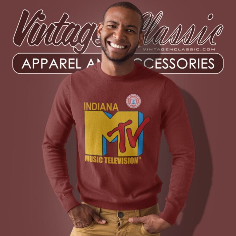 Mtv Indiana Music Television Sweatshirt Mtv Indiana Music Television Sweatshirt