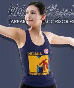Mtv Indiana Music Television Tank Top Racerback