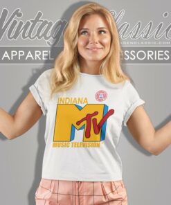 Mtv Indiana Music Television Women T Shirt
