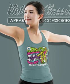 Mtv Logo Monster Tank Top Racerback