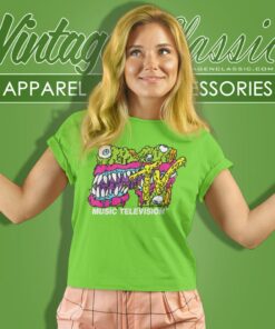 Mtv Logo Monster Women T Shirt
