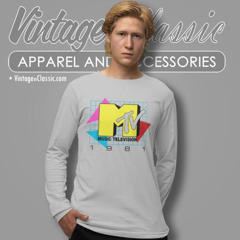 Mtv Music Television 1981 Long Sleeve Tee Mtv Music Television 1981 Long Sleeve Tee