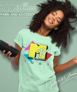 Mtv Music Television 1981 Women T Shirt