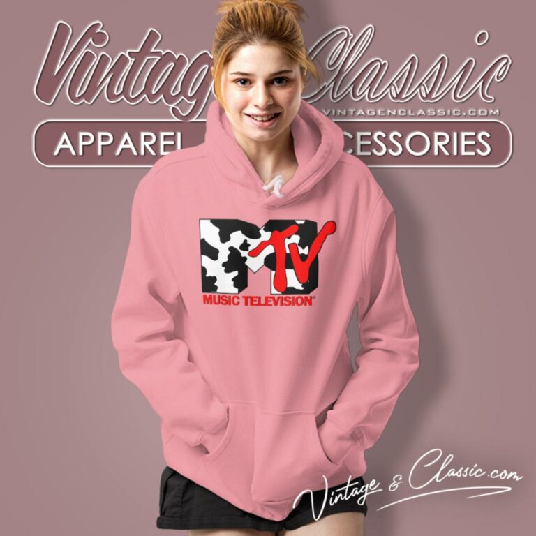 Mtv Music Television Cow Logo Hoodie Mtv Music Television Cow Logo Hoodie