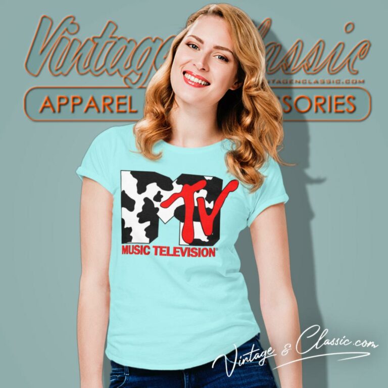 Mtv Music Television Cow Logo Women T Shirt Mtv Music Television Cow Logo Women T Shirt
