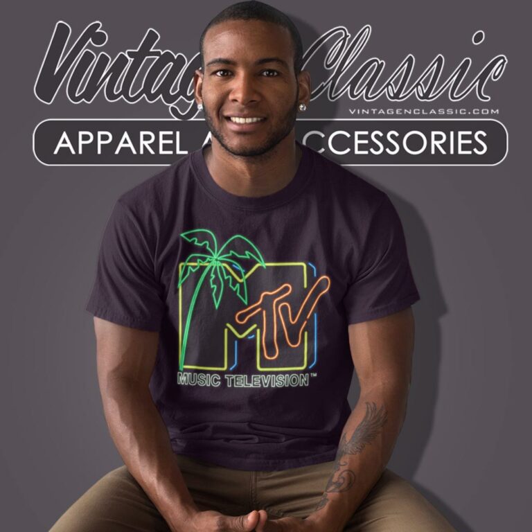 Mtv Neon Light Logo T Shirt Mtv Neon Light Logo T Shirt