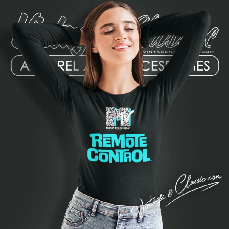 Mtv Remote Control Long Sleeve Tee Mtv Remote Control Long Sleeve Tee