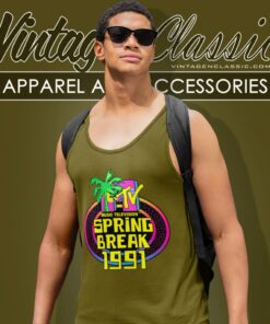 Mtv Spring Break 1991 Tank Top Racerback