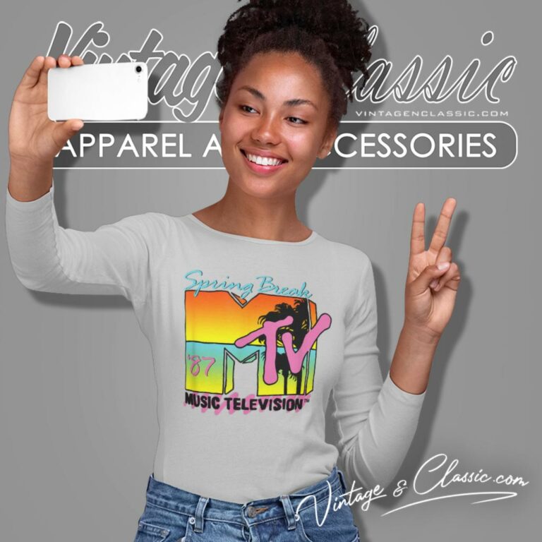 Mtv Spring Break 87 Long Sleeve Tee Mtv Spring Break 87 Long Sleeve Tee