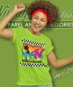 Mtv Sunset Logo Women T Shirt