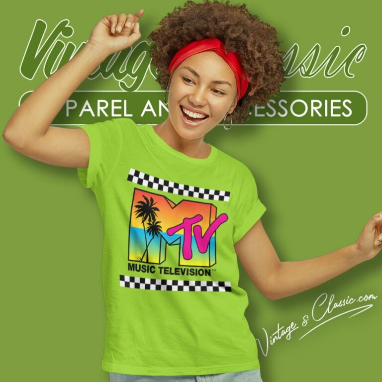 Mtv Sunset Logo Women T Shirt Mtv Sunset Logo Women T Shirt