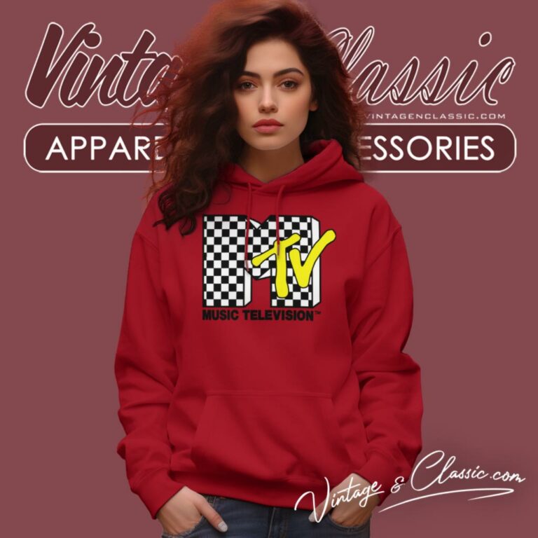 Mtv Vans Checker Logo Hoodie Mtv Vans Checker Logo Hoodie