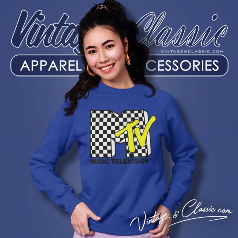 Mtv Vans Checker Logo Sweatshirt Mtv Vans Checker Logo Sweatshirt