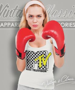 Mtv Vans Checker Logo Tank Top Racerback