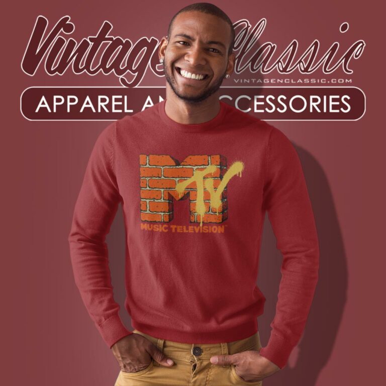 Mtv Yellow And Orange Brick Sweatshirt Mtv Yellow And Orange Brick Sweatshirt