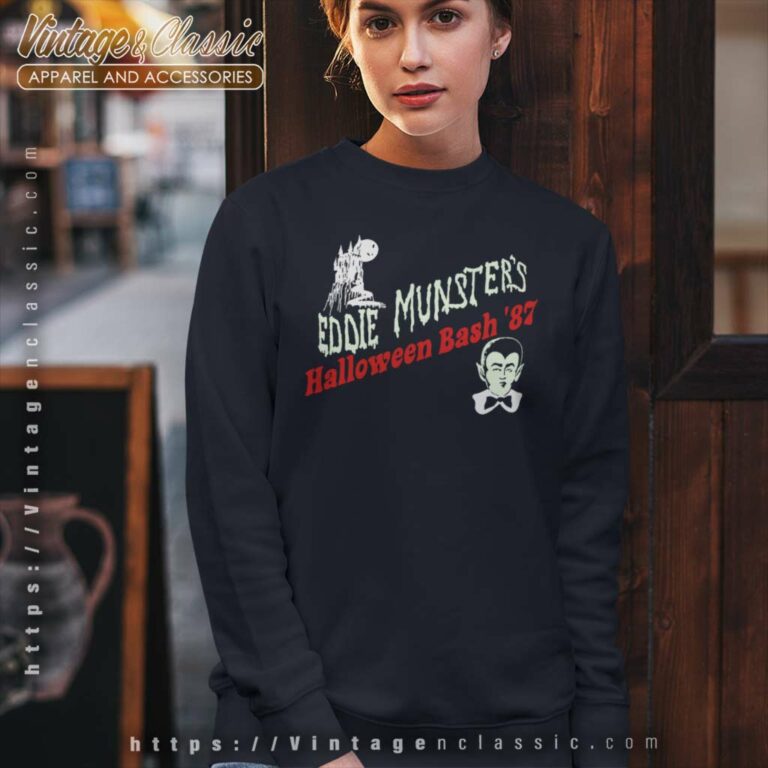 Eddie Munster Halloween Bash 1987 Sweatshirt Eddie Munster Halloween Bash 1987 Sweatshirt