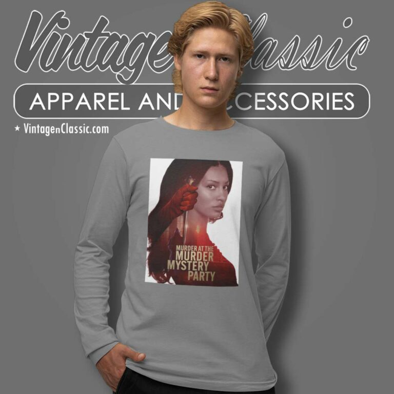 Murder At The Murder Mystery Party Long Sleeve Tee Murder At The Murder Mystery Party Long Sleeve Tee