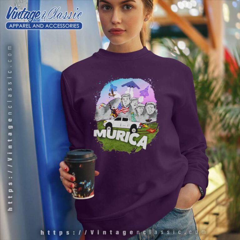 Murica America Donald Trump Sweatshirt Murica America Donald Trump Sweatshirt