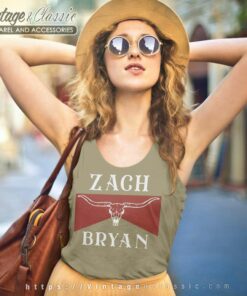 Music Something In The Orange Zach Bryan Album Tank Top Racerback