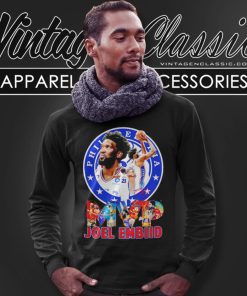 Mvp Joel Embiid Philadelphia 76ers Signature Long Sleeve Tee