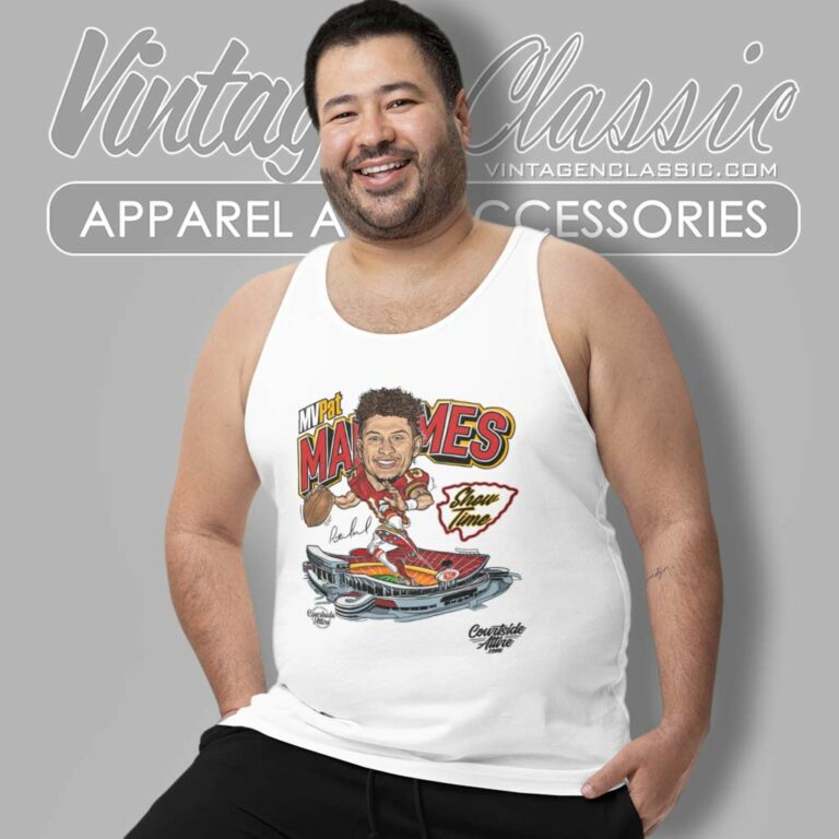 Mvpat Mahomes Kansas City Chief Show Time Tank Top Racerback Mvpat Mahomes Kansas City Chief Show Time Tank Top Racerback