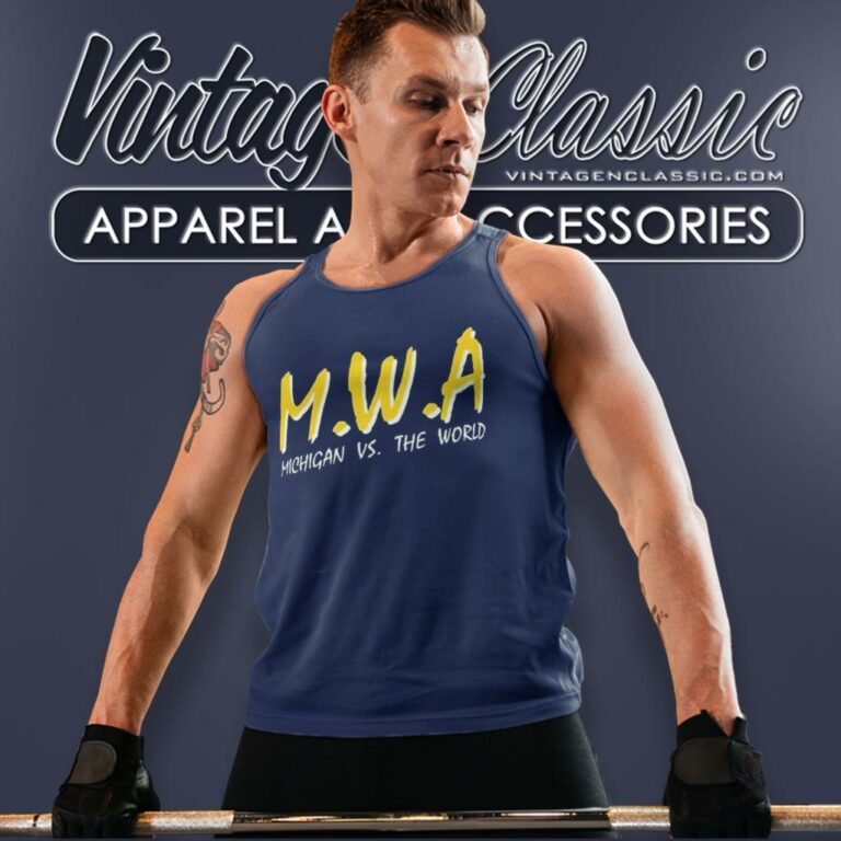 Mwa Michigan Vs The World Tank Top Racerback Mwa Michigan Vs The World Tank Top Racerback