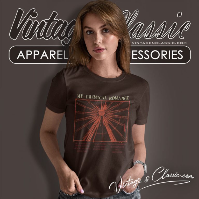 My Chemical Romance Bullets Track Women T Shirt My Chemical Romance Bullets Track Women T Shirt