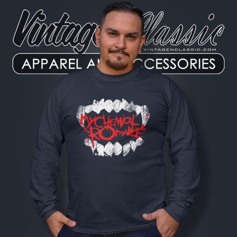 My Chemical Romance Fangs Long Sleeve Tee My Chemical Romance Fangs Long Sleeve Tee