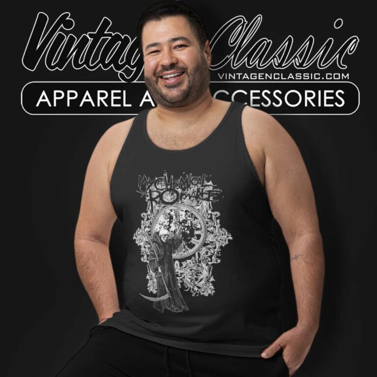 My Chemical Romance Grim Reaper Clock Tank Top Racerback My Chemical Romance Grim Reaper Clock Tank Top Racerback