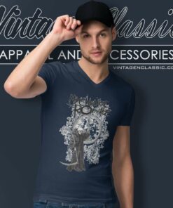 My Chemical Romance Grim Reaper Clock V Neck TShirt