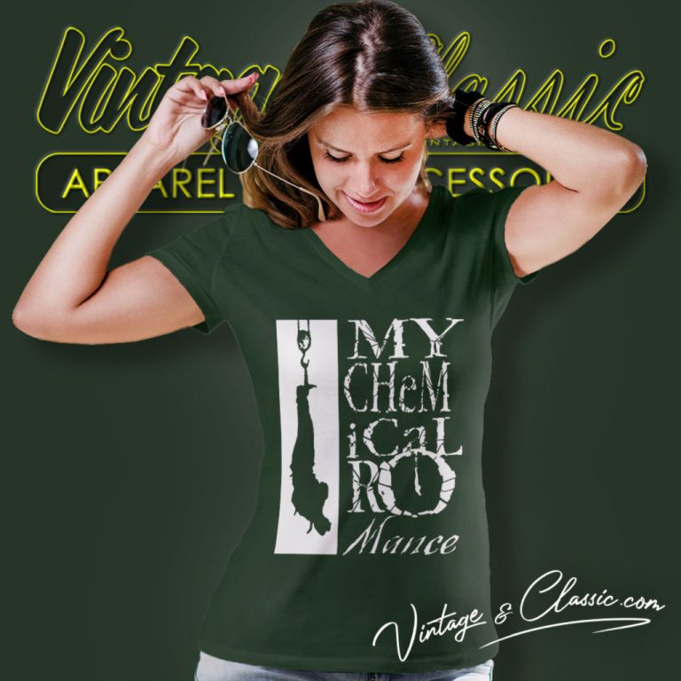 My Chemical Romance Hanging V Neck TShirt My Chemical Romance Hanging V Neck TShirt